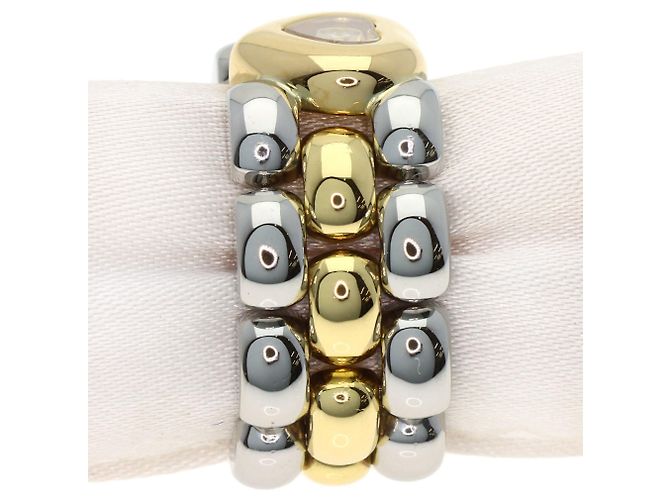 Bague Cœur Happy Diamond de Chopard en or jaune 18K Doré - vue 3