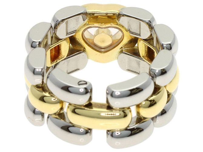 Bague Cœur Happy Diamond de Chopard en or jaune 18K Doré - vue 4