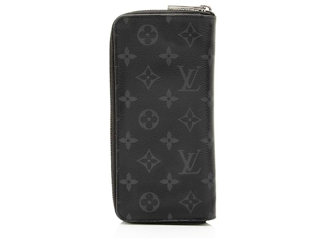 Cartera Zippy Vertical Monogram Eclipse Louis Vuitton Negro - vista 3