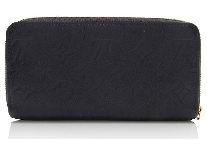 Portafoglio Zippy Monogram Empreinte Louis Vuitton Blu - vista 3