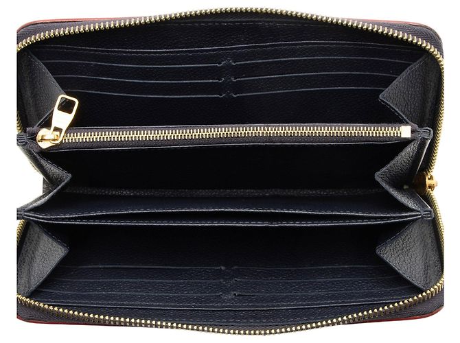 Portafoglio Zippy Monogram Empreinte Louis Vuitton Blu - vista 5