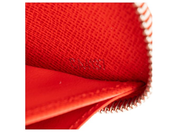 Portafoglio Zippy in pelle Epi Louis Vuitton Rosso - vista 4