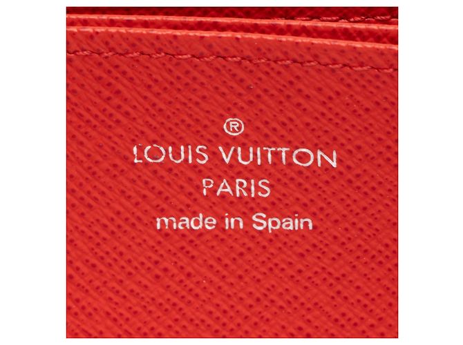 Portafoglio Zippy in pelle Epi Louis Vuitton Rosso - vista 6