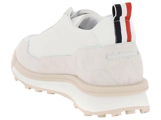 Thom Browne Tech Runner Suede Sneakers - view 5