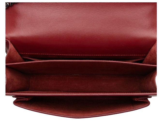 Saint Laurent Grained Calfskin Monogram Sunset Medium Shoulder Bag - vue 6