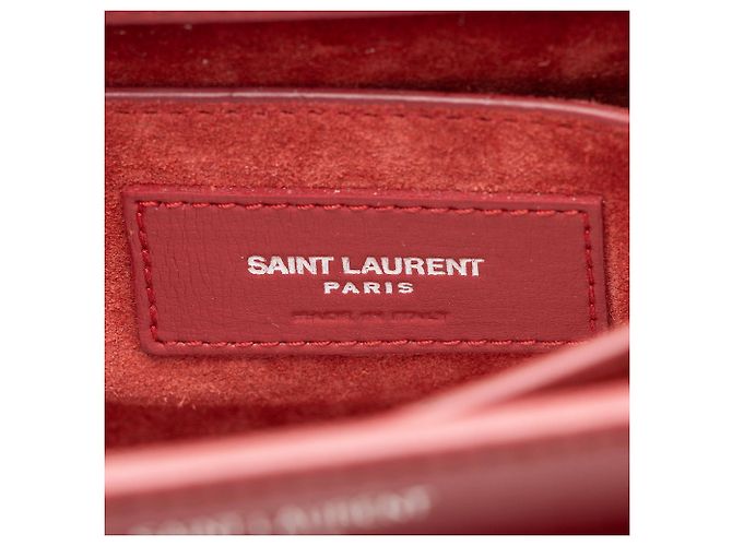 Saint Laurent Grained Calfskin Monogram Sunset Medium Shoulder Bag - vue 7