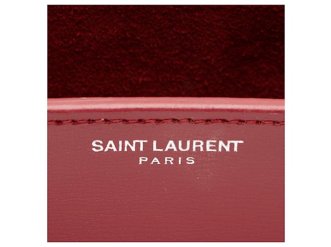 Saint Laurent Grained Calfskin Monogram Sunset Medium Shoulder Bag - vue 8