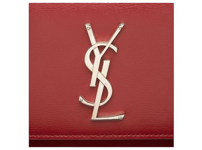 Saint Laurent Grained Calfskin Monogram Sunset Medium Shoulder Bag - vue 9
