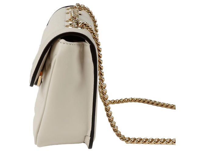 Gucci Borsa a spalla mini catena Deco Bianco - vista 3