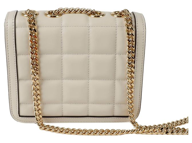 Gucci Borsa a spalla mini catena Deco Bianco - vista 4