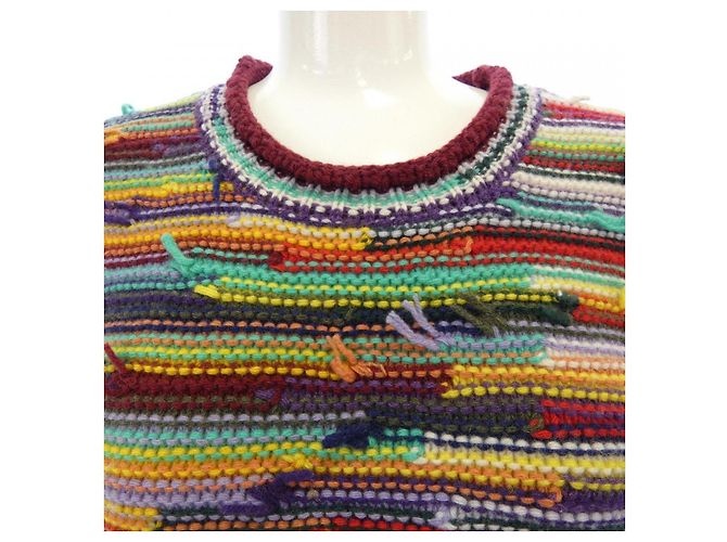 Chloé CHC22SMH066009CAL Tejido Roja Verde Amarillo - vista 5