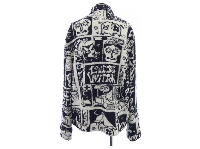 Chaqueta Louis Vuitton Negro Blanco - vista 2