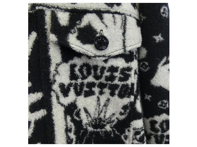 Chaqueta Louis Vuitton Negro Blanco - vista 7
