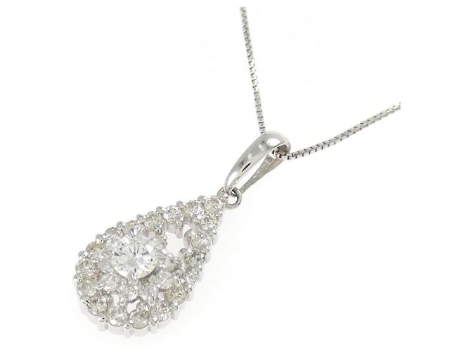 Autre Marque Collana in platino e diamanti Argento - vista 3