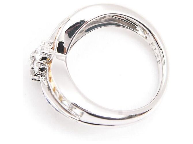 Autre Marque Jeunet 750WG Saphir-Diamantring Silber - Ansicht 2