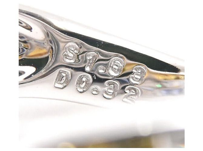 Autre Marque Jeunet 750WG Saphir-Diamantring Silber - Ansicht 5