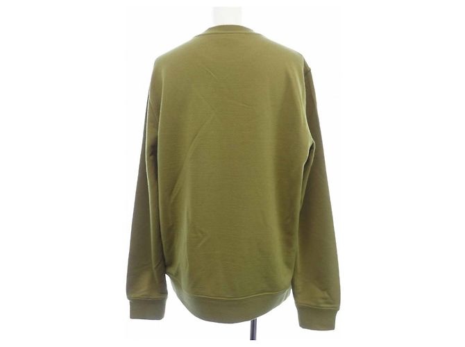 Herren Sweatshirt aus Baumwolle von Hermès Grün Khaki - Ansicht 2