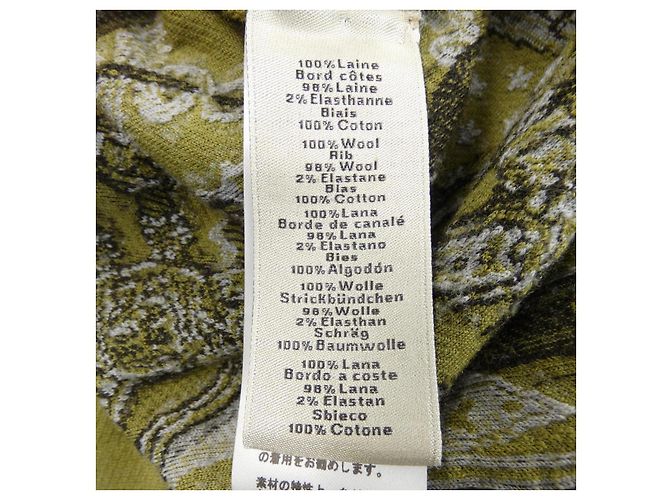 Herren Sweatshirt aus Baumwolle von Hermès Grün Khaki - Ansicht 3