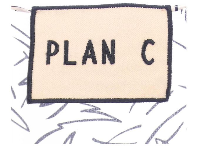 Autre Marque Top in seta Plan C Nero Rosa - vista 4