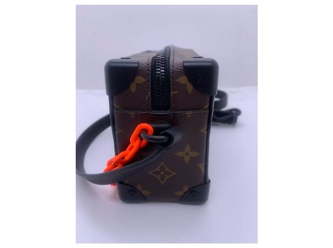 Louis Vuitton Mini Soft Trunk Borsa Marrone a Quadri - vista 3