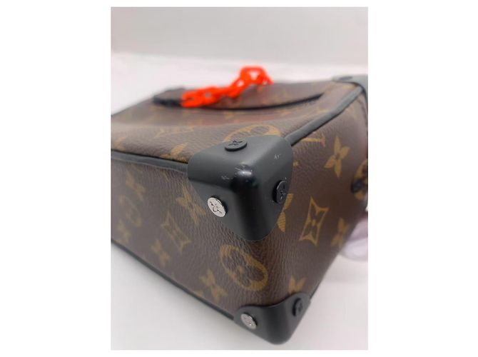 Louis Vuitton Mini Soft Trunk Borsa Marrone a Quadri - vista 5