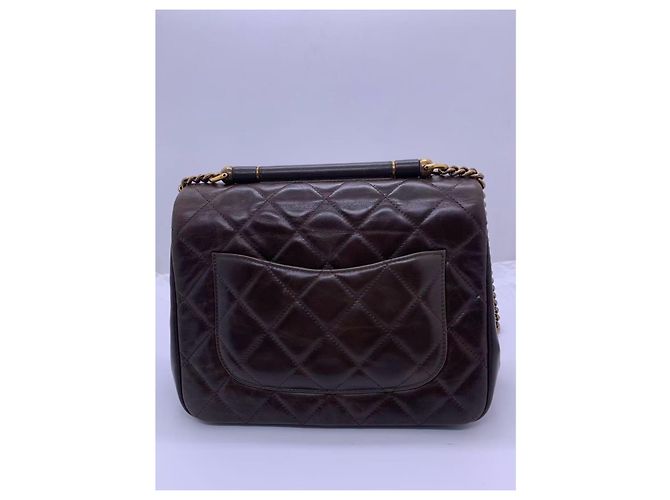 Borsa Chanel Mumbai in pelle con tracolla - vista 7