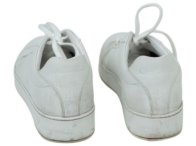 Loro Piana Leder Sneaker weiß Damen - Ansicht 2