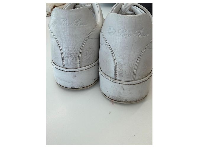 Loro Piana Leder Sneaker weiß Damen - Ansicht 4