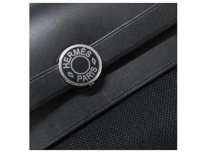 Hermès Herbag Zip-A-Do Rucksack Schwarz - Ansicht 4