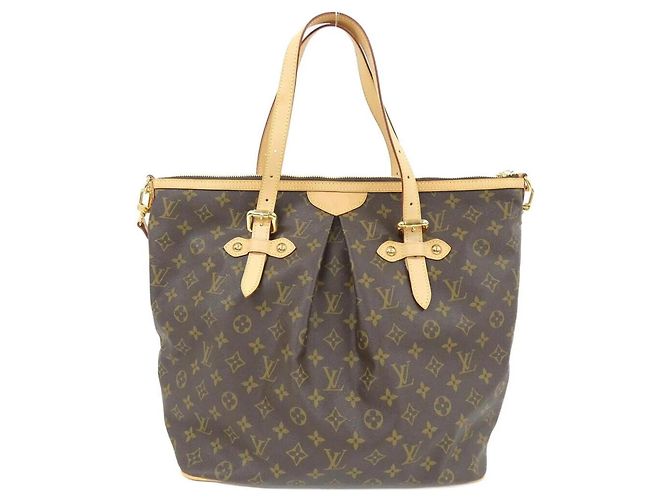 Borsa Louis Vuitton Monogram Palermo GM Marrone - vista 2