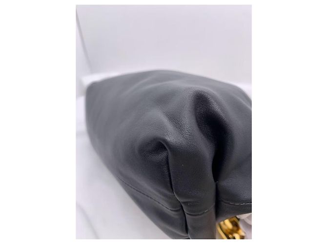 Bottega Veneta The Chain Pouch Nera in agnello Nero - vista 4