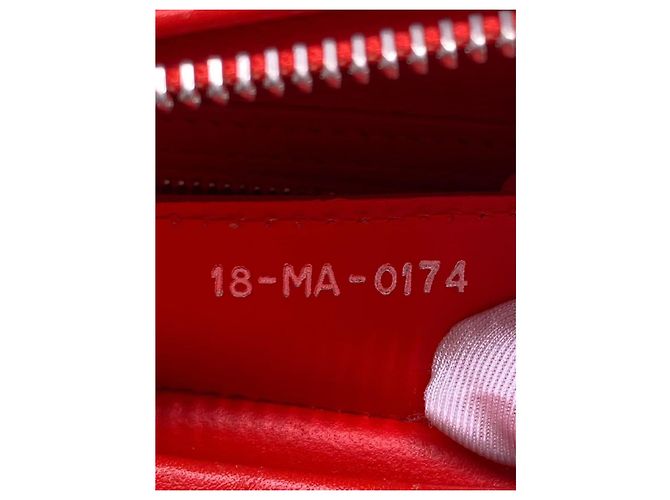 Dior Wendetasche aus rotem Leder - Ansicht 5