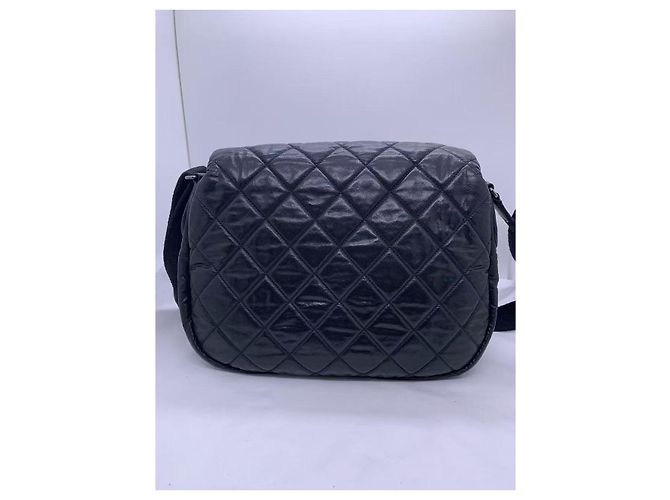 Borsa Chanel Airport in pelle nera Nero - vista 2