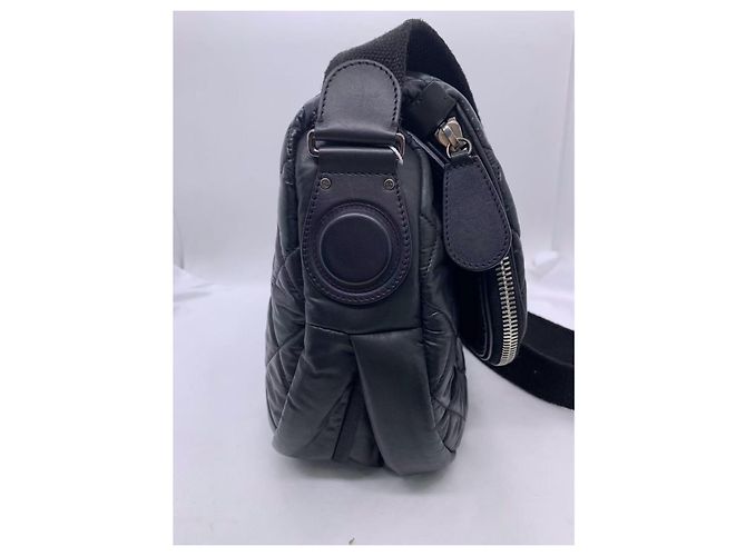 Borsa Chanel Airport in pelle nera Nero - vista 3