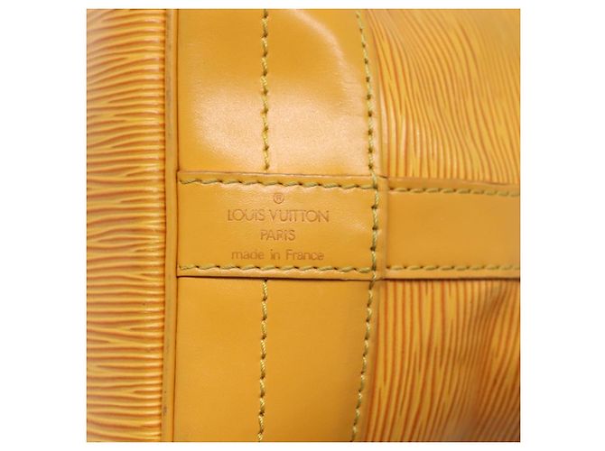 Noe Borsa Noé Louis Vuitton in pelle Epi grande Giallo - vista 7