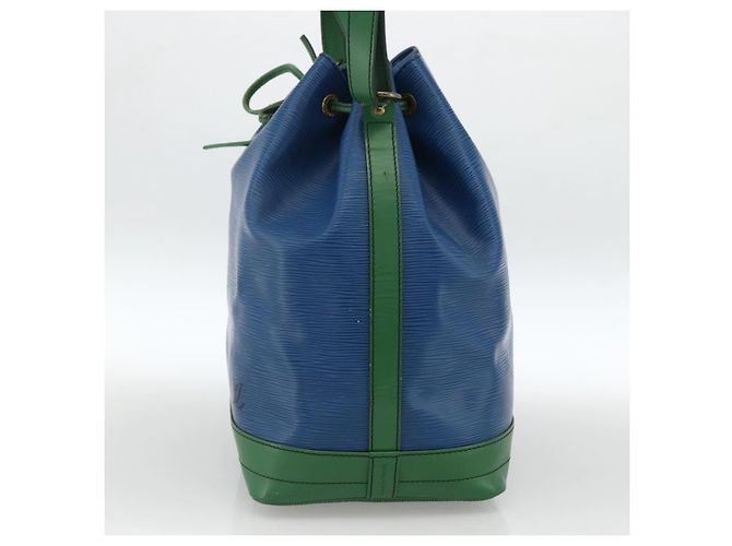 Louis Vuitton Bicolor Noe Epi Leather Large Blu - vista 4