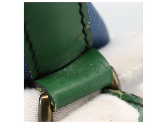 Louis Vuitton Bicolor Noe Epi Leather Large Blu - vista 6