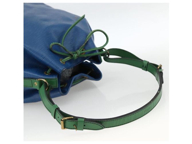 Louis Vuitton Bicolor Noe Epi Leather Large Blu - vista 7