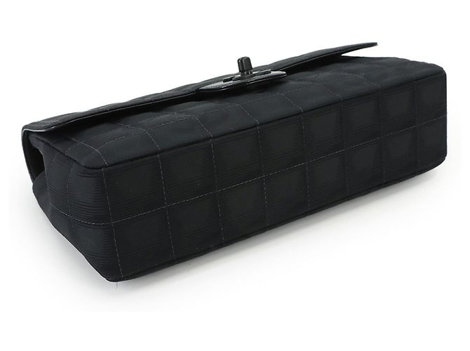 Borsa a spalla con catena della nuova linea di viaggio Chanel Nero - vista 5