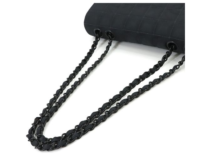 Borsa a spalla con catena della nuova linea di viaggio Chanel Nero - vista 6