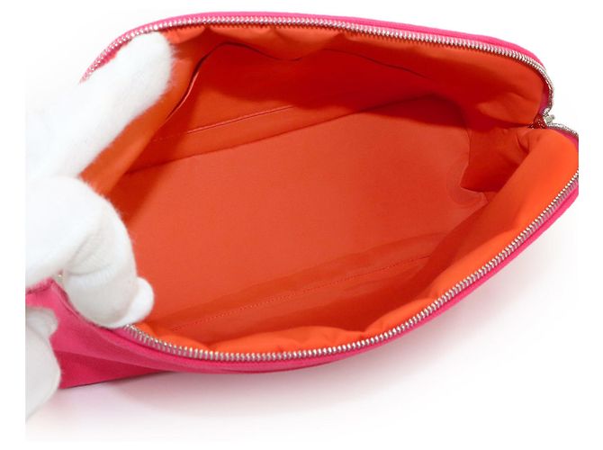 Pochette Bolide MM di Hermès Rosa - vista 6