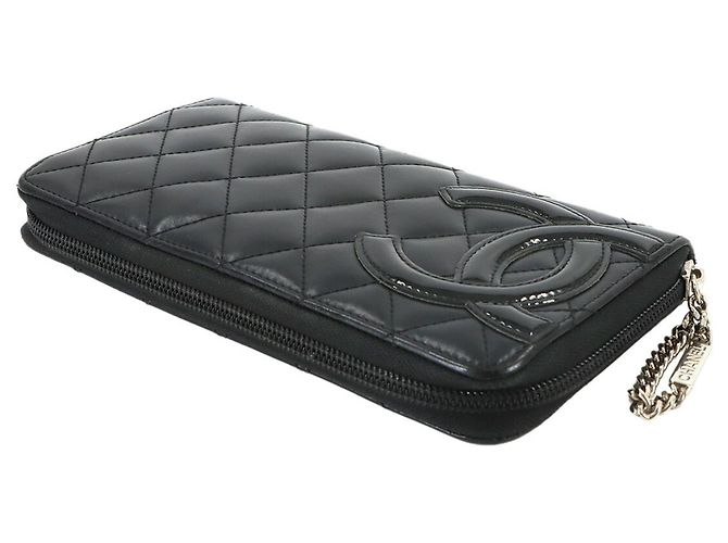 Billetera larga redonda de la línea Cambon de Chanel Negro - vista 5