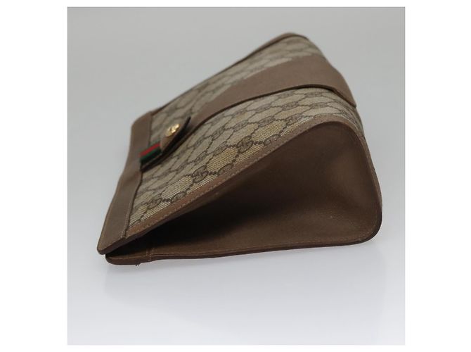 Gucci linea Sherry Canvas Beige - vista 4