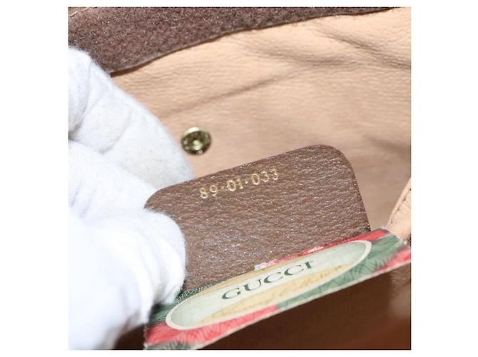 Gucci linea Sherry Canvas Beige - vista 7