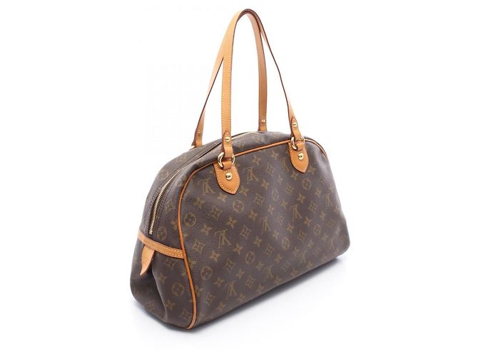 Borsa a Spalla Montorgueil GM Louis Vuitton Marrone Monogramma - vista 2