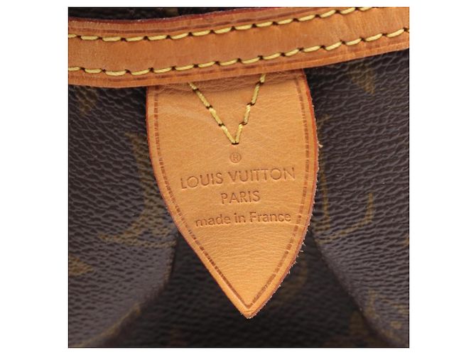Borsa a Spalla Montorgueil GM Louis Vuitton Marrone Monogramma - vista 4