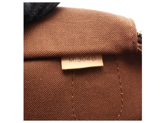Borsa a Spalla Montorgueil GM Louis Vuitton Marrone Monogramma - vista 5