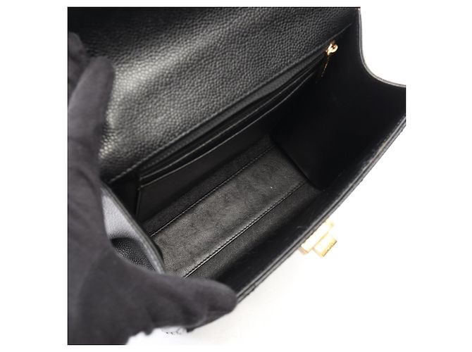 Borsa a mano Chanel 2.55 Matelassé Nero - vista 3