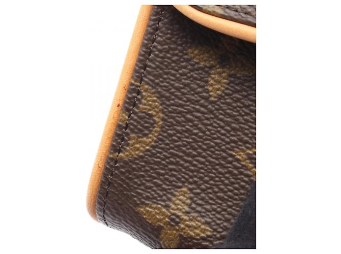 Borsa Pochette Florentine Louis Vuitton Marrone - vista 7