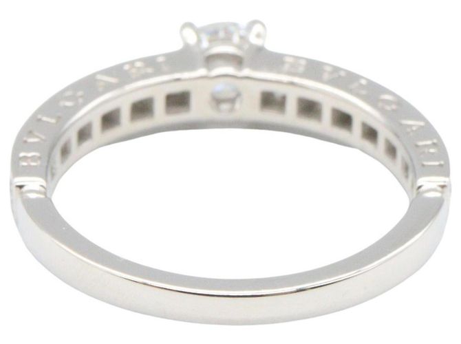 Bulgari Bvlgari Platin-Diamant-Bandring Silber - Ansicht 3